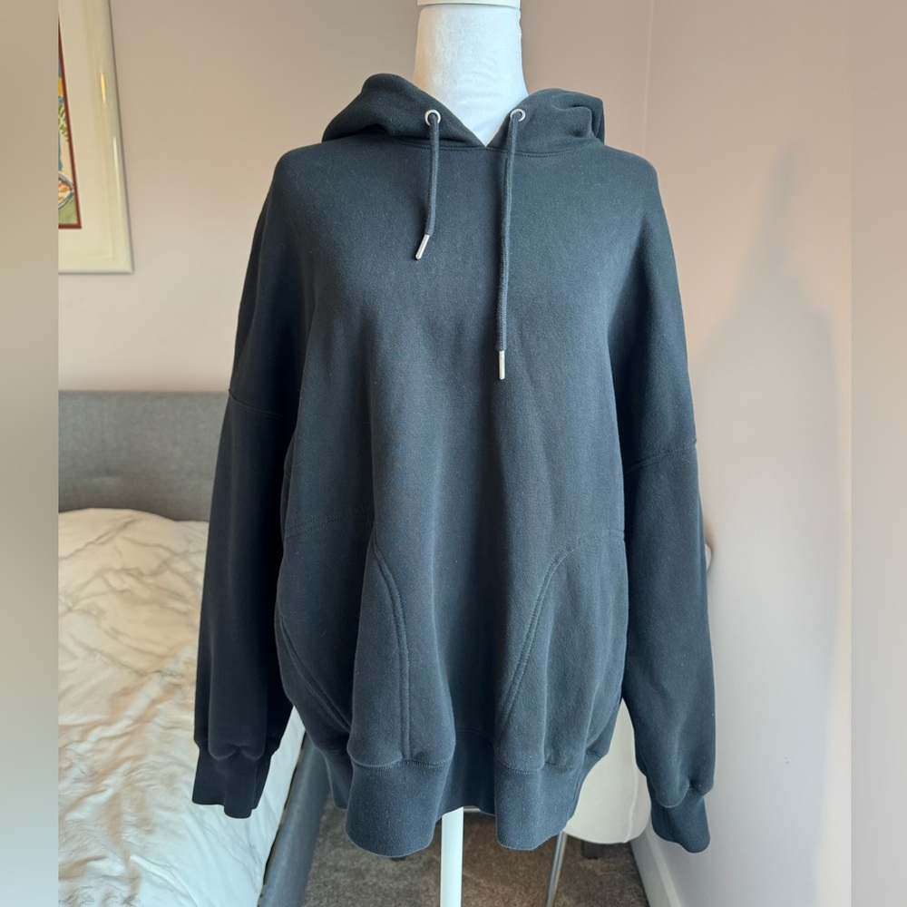 Abercrombie & Fitch A&F Black Oversized Sunday Hoodie Size M